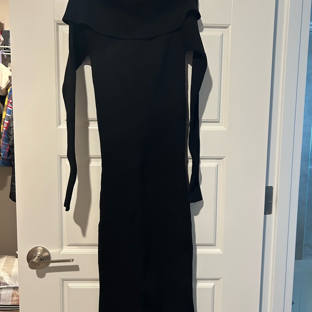 Michael Kors Black Long Sleeve Dress
